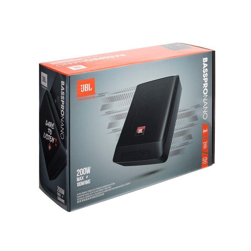 JBL Bass Pro Nano 6x8'' Underseat Subwoofer Boombox